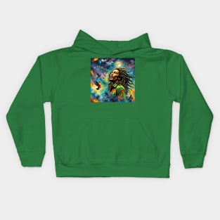 THREE LITTLE BIRDS 5 Kids Hoodie